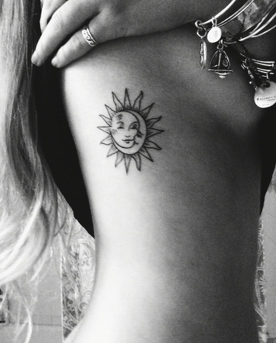 tatuaje de sol y luna tatuaje de sol y luna