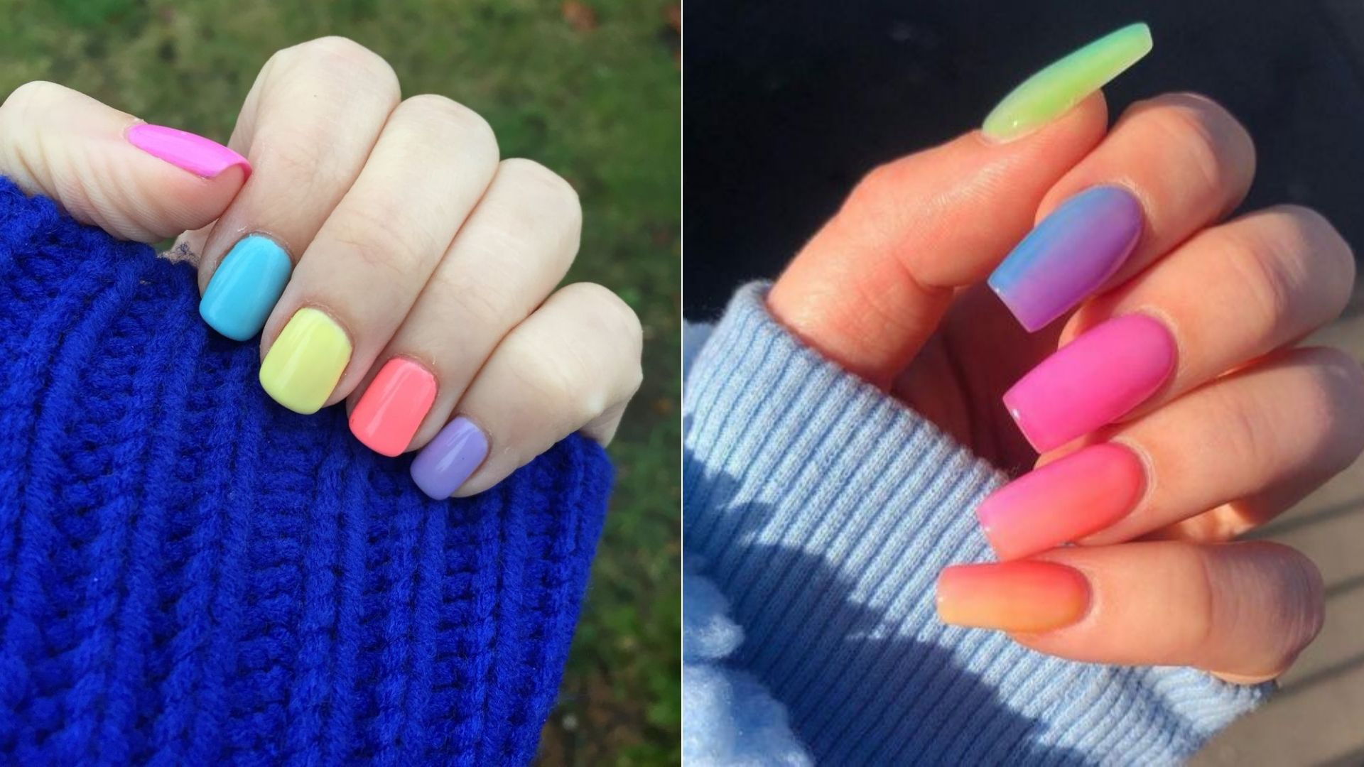 Uñas color neón ¡La tendencia en manicura que causa furor!