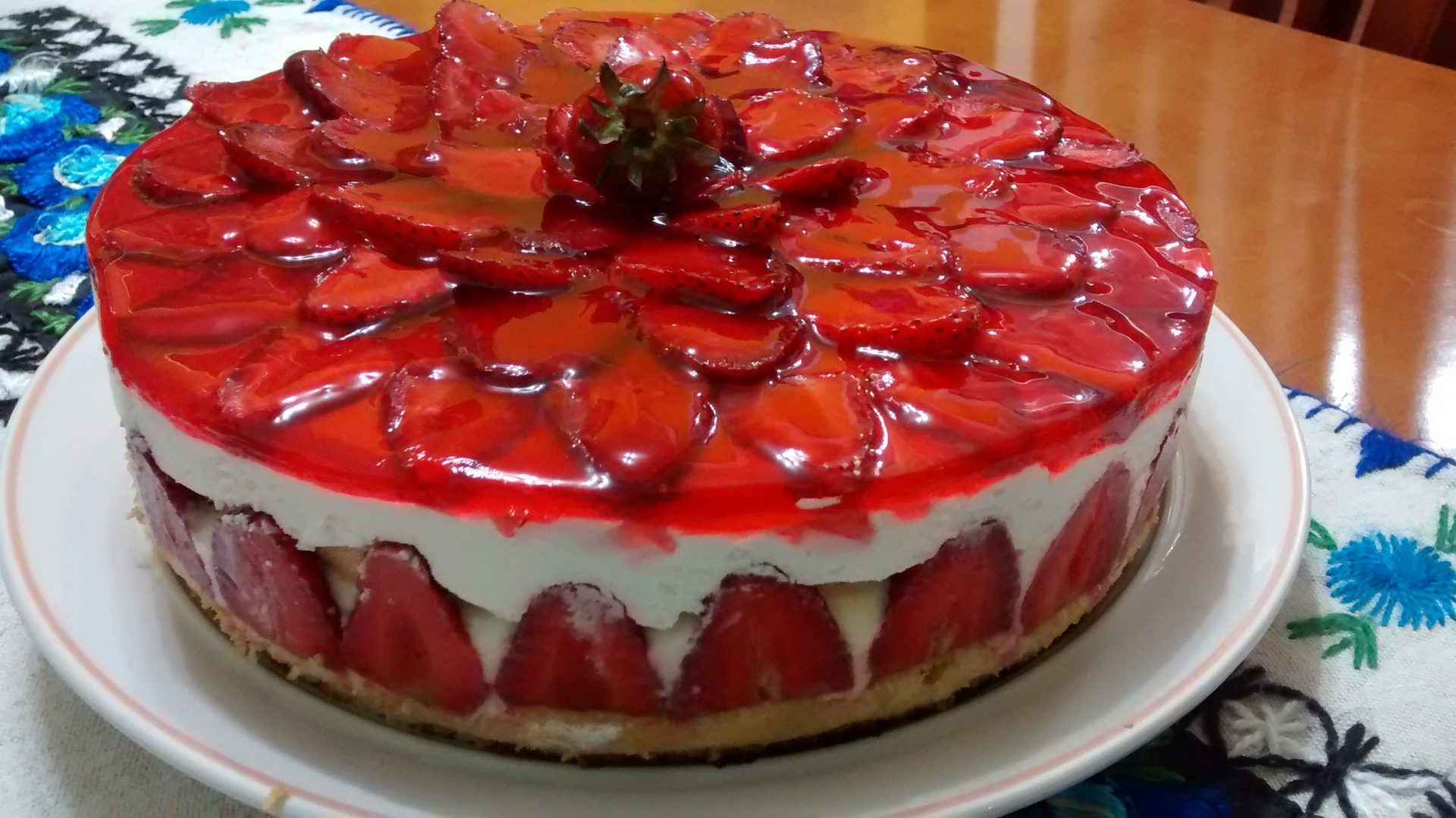 Postres con fresas Postres con fresas