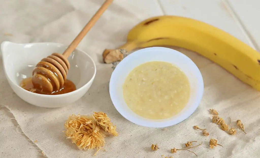 Mascarilla de miel y avena