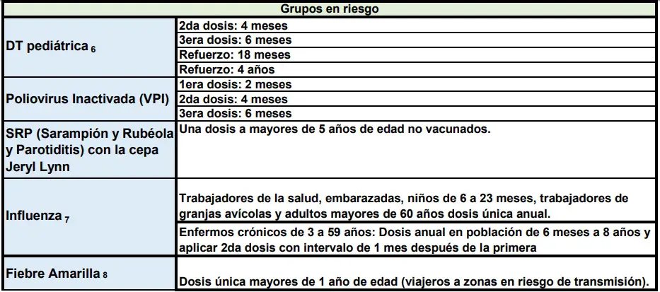 calenario de vacunacion honduras 2020 grupos de riesgo calenario de vacunacion honduras 2020 grupos de riesgo