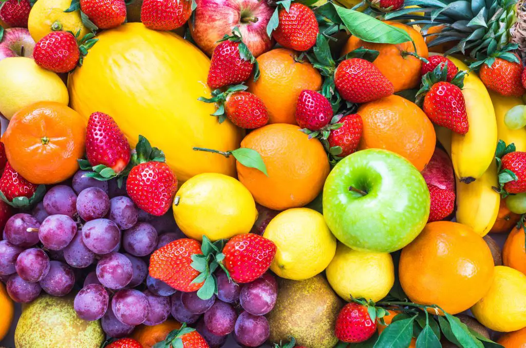 frutas no ácidas lista