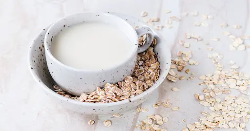 recetas para la cara de avena y leche