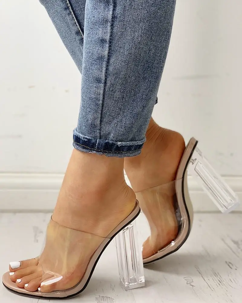 Tacones transparentes Tacones transparentes