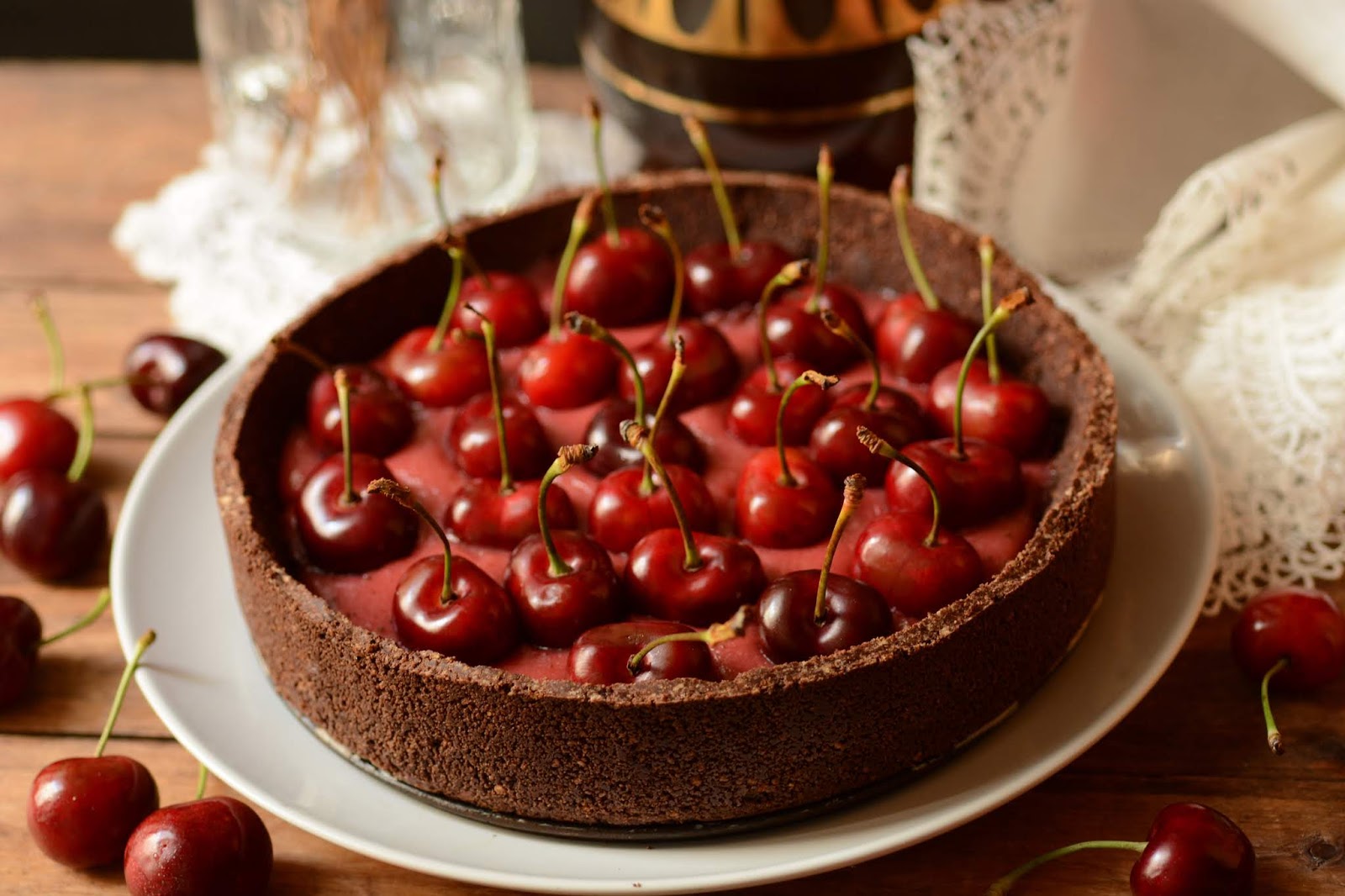 Postres con cerezas Postres con cerezas