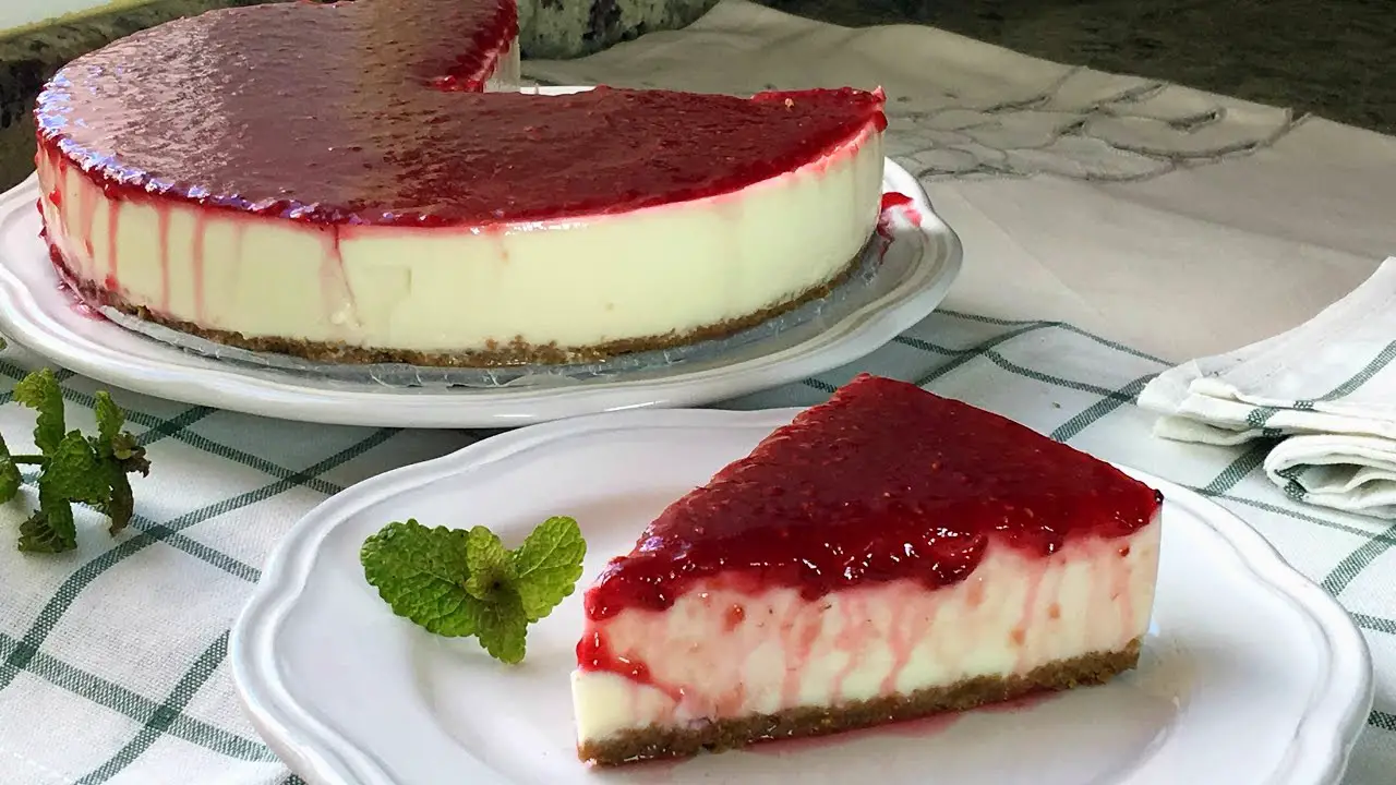 Postres con frambuesas Postres con frambuesas