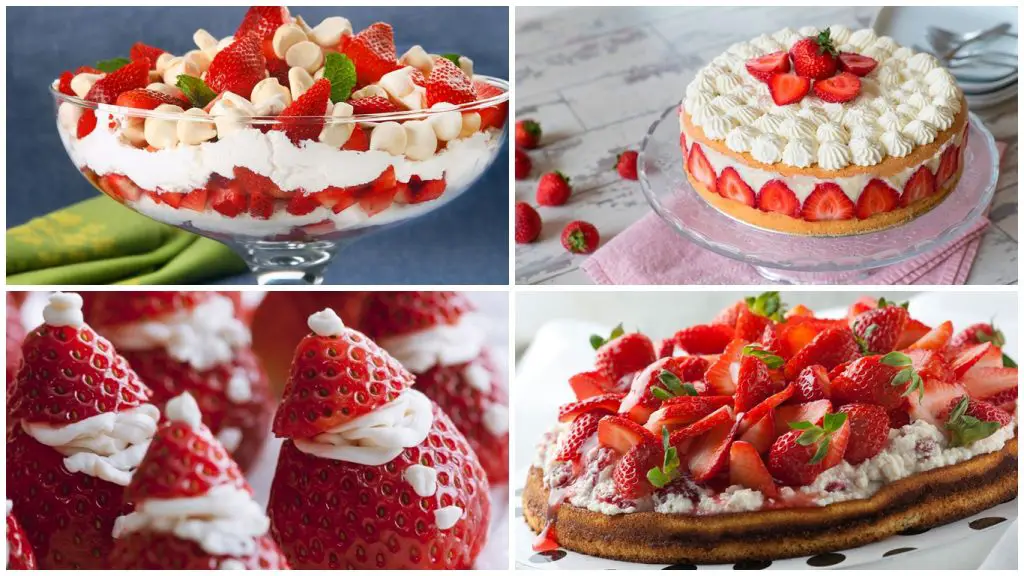 Postres con frutilla