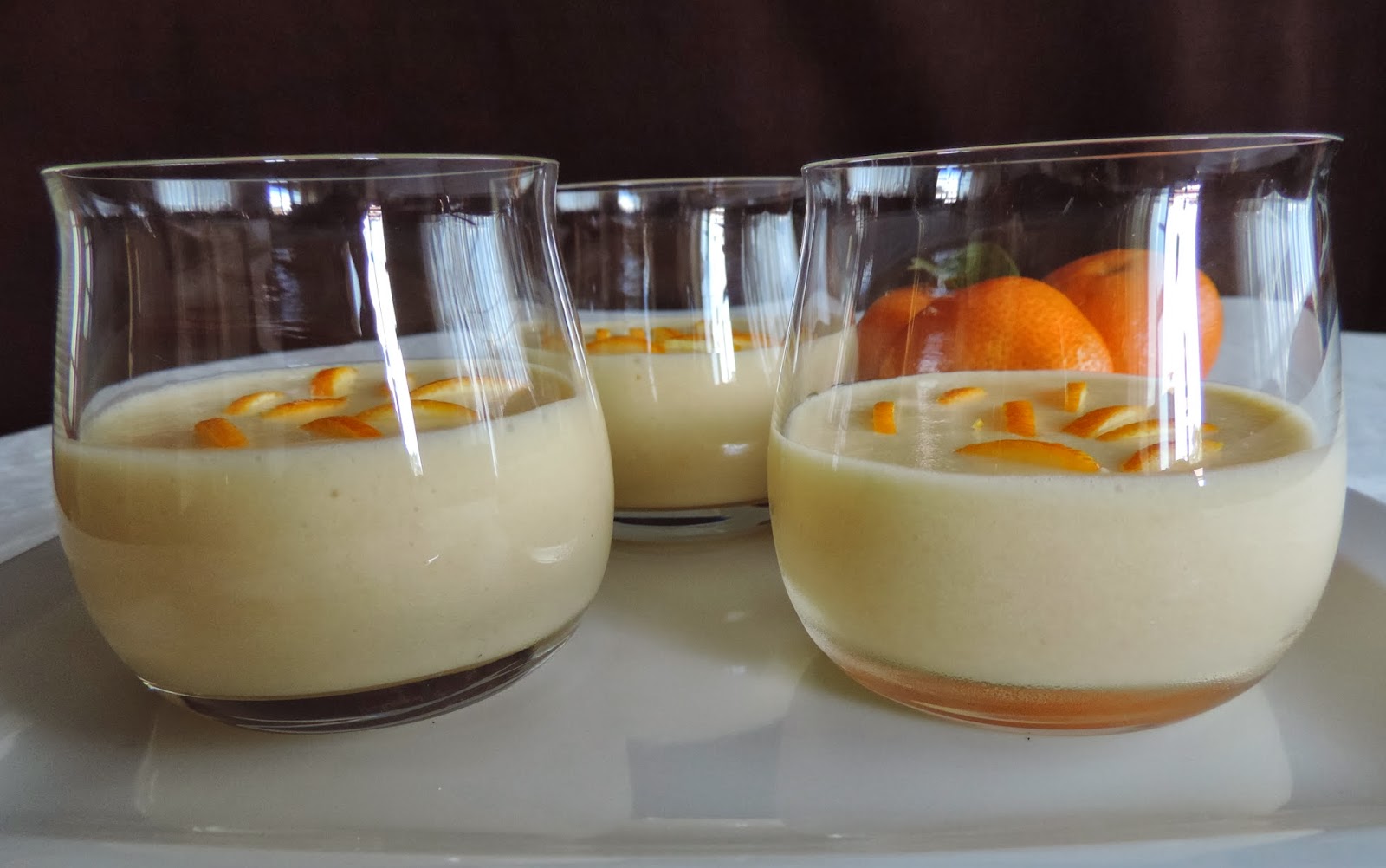 Postres con mandarina Postres con mandarina