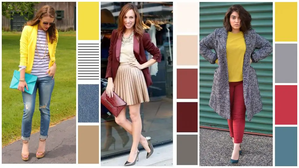 combinación de colores perfecta en ropa