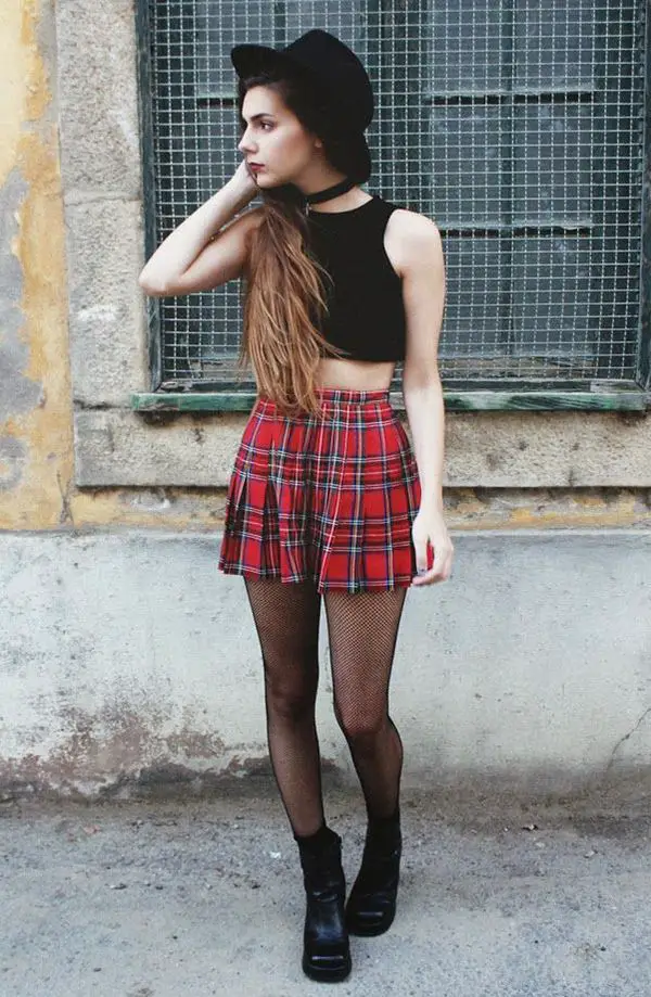 falda escocesa falda escocesa