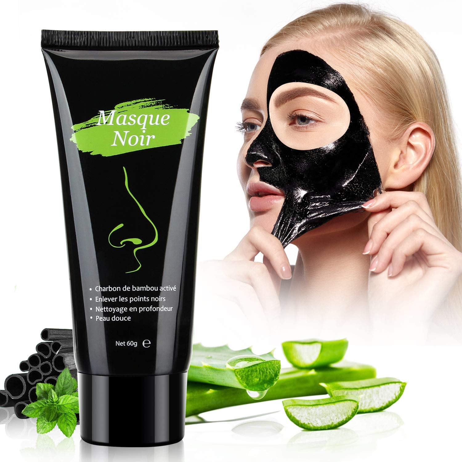 mascarilla de carbon masque noir mascarilla de carbon masque noir