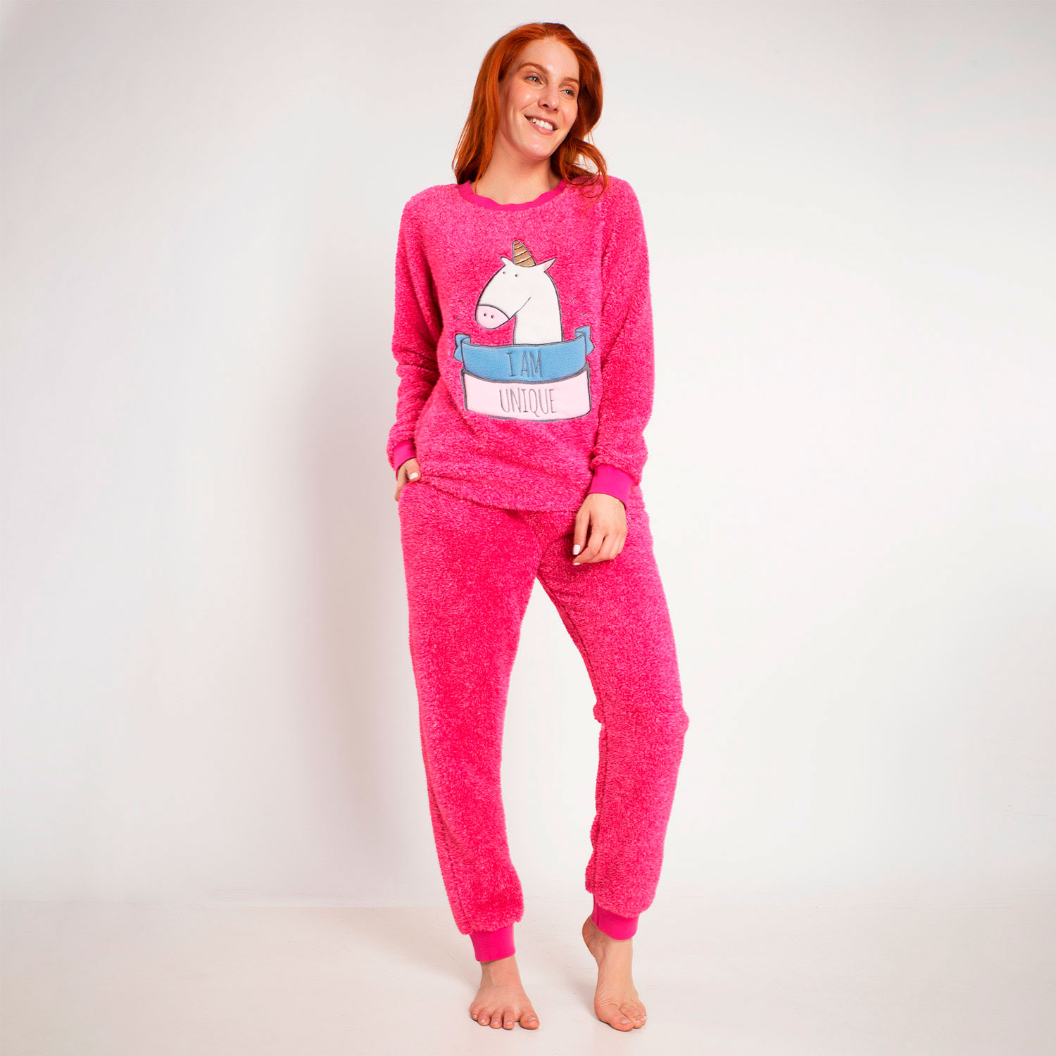 8 pijama polar mujer