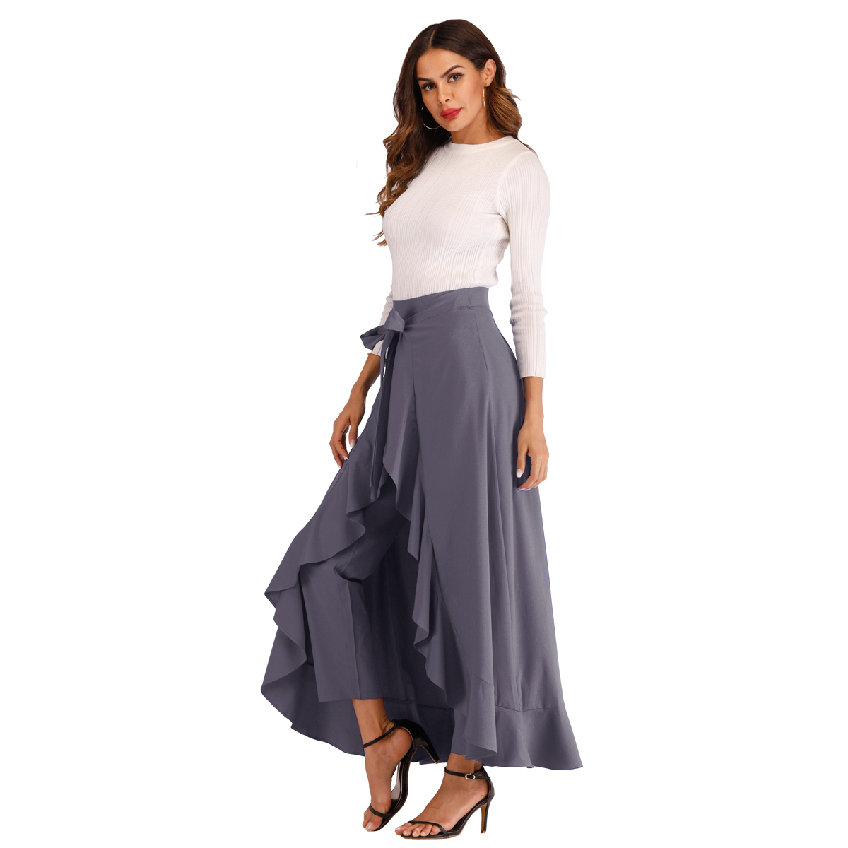 Falda pantalon larga 6