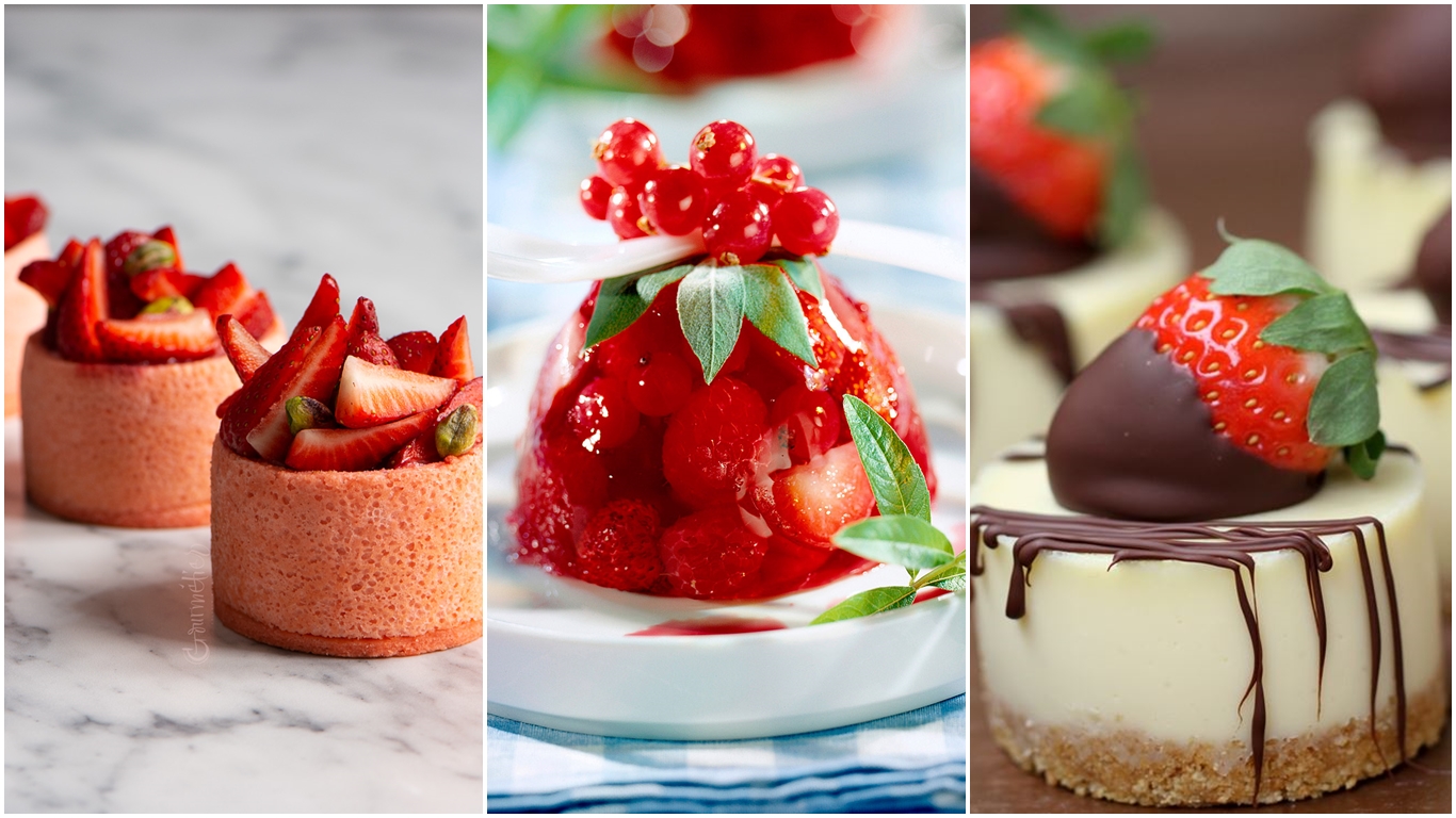 Recetas de postres con fresa