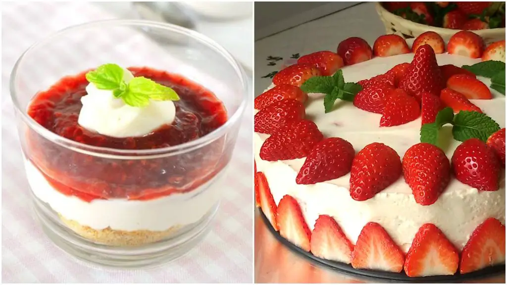 Recetas de postres con frutillas 