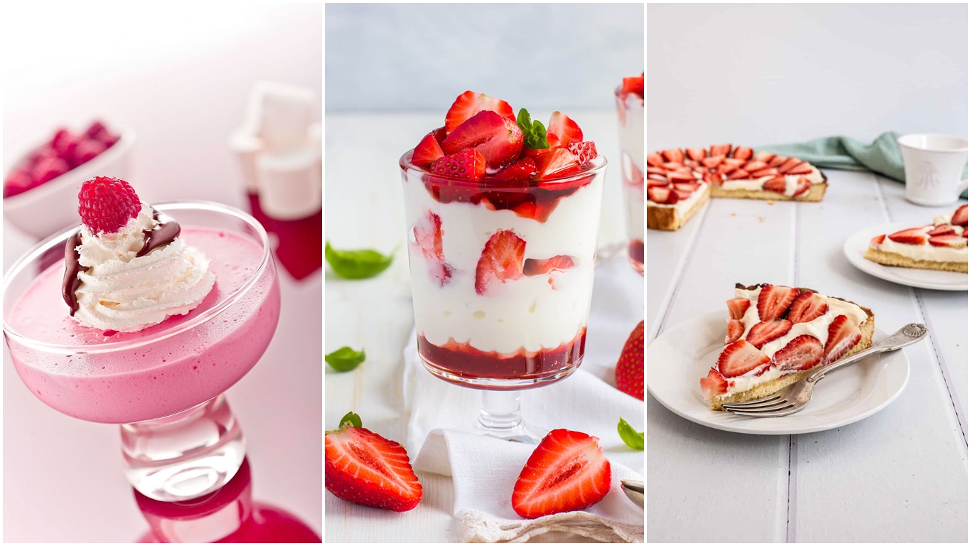 Recetas de postres con frutillas