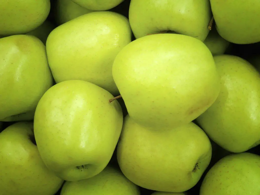 frutas ácidas manzana verde frutas ácidas manzana verde