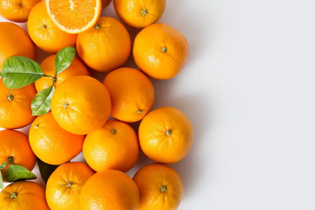frutas ácidas naranja