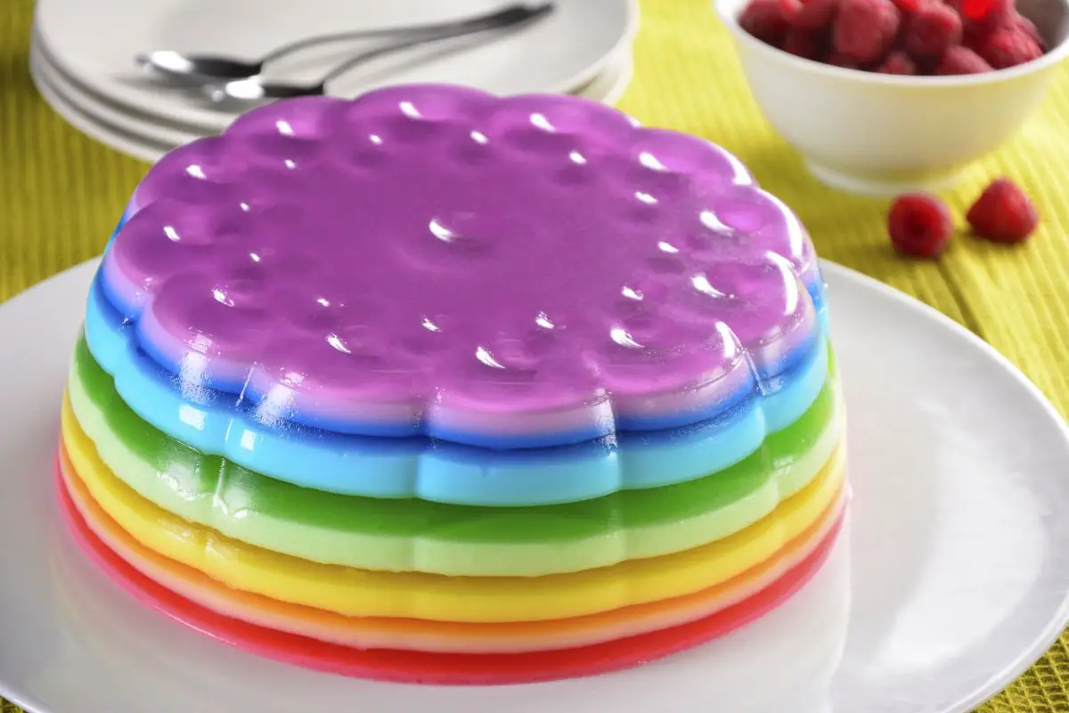 Postre con gelatina Postre con gelatina