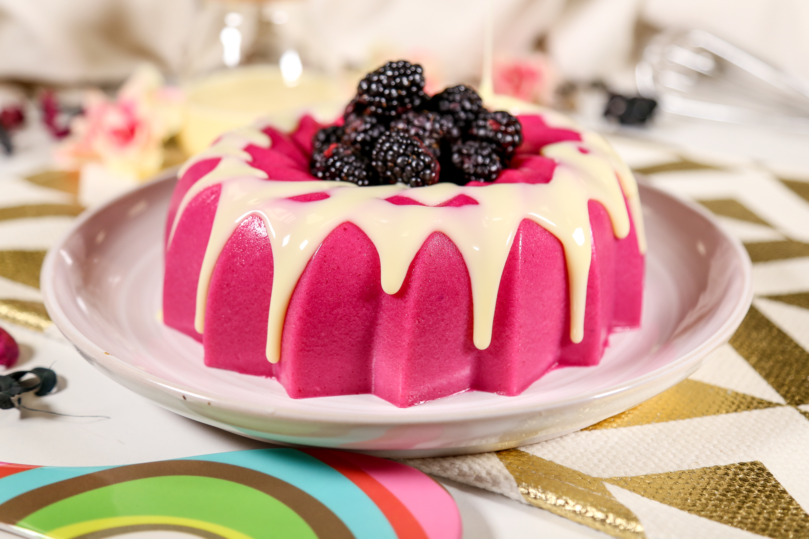 Postre con gelatina Postre con gelatina