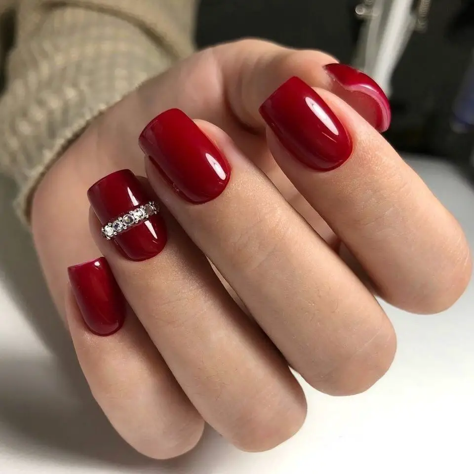 Unas rojas 9
