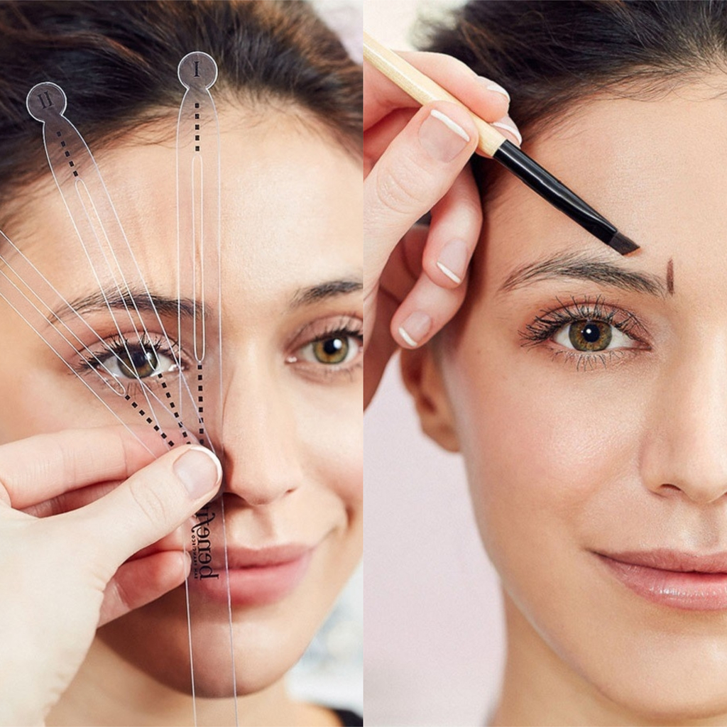 como pintar las cejas con lápiz paso 2