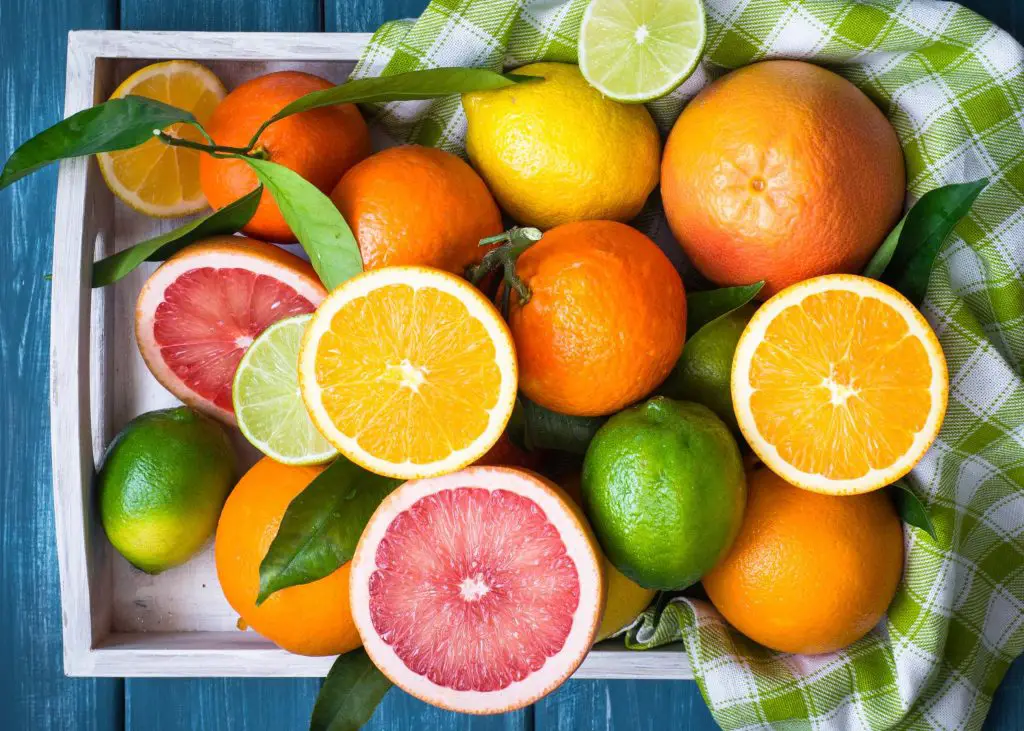 frutas de temporada citricas