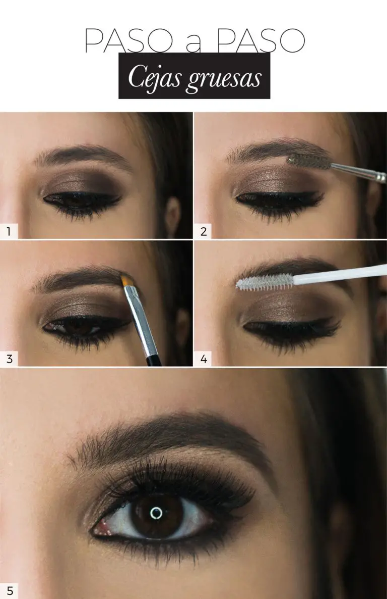 paso a paso para maquillar cejas gruesas y hacerlas perfectas
