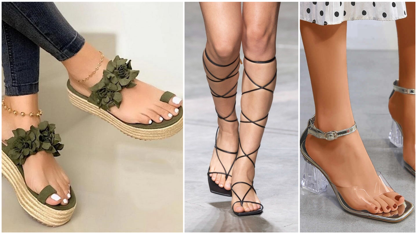 Sandalias de moda 2025 juveniles