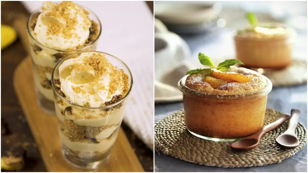 Postres con plátano