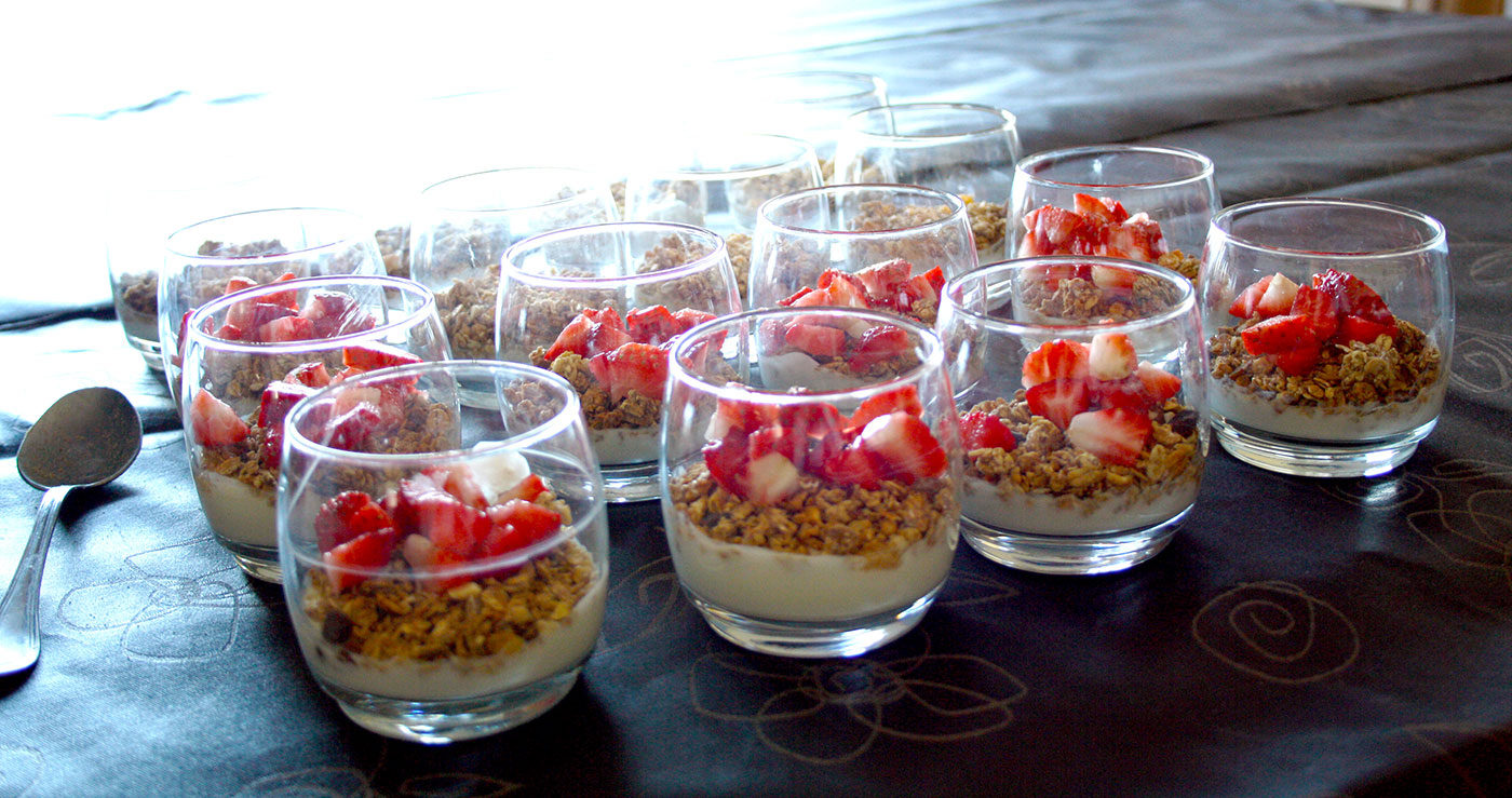 Postres con yogur natural Postres con yogur natural