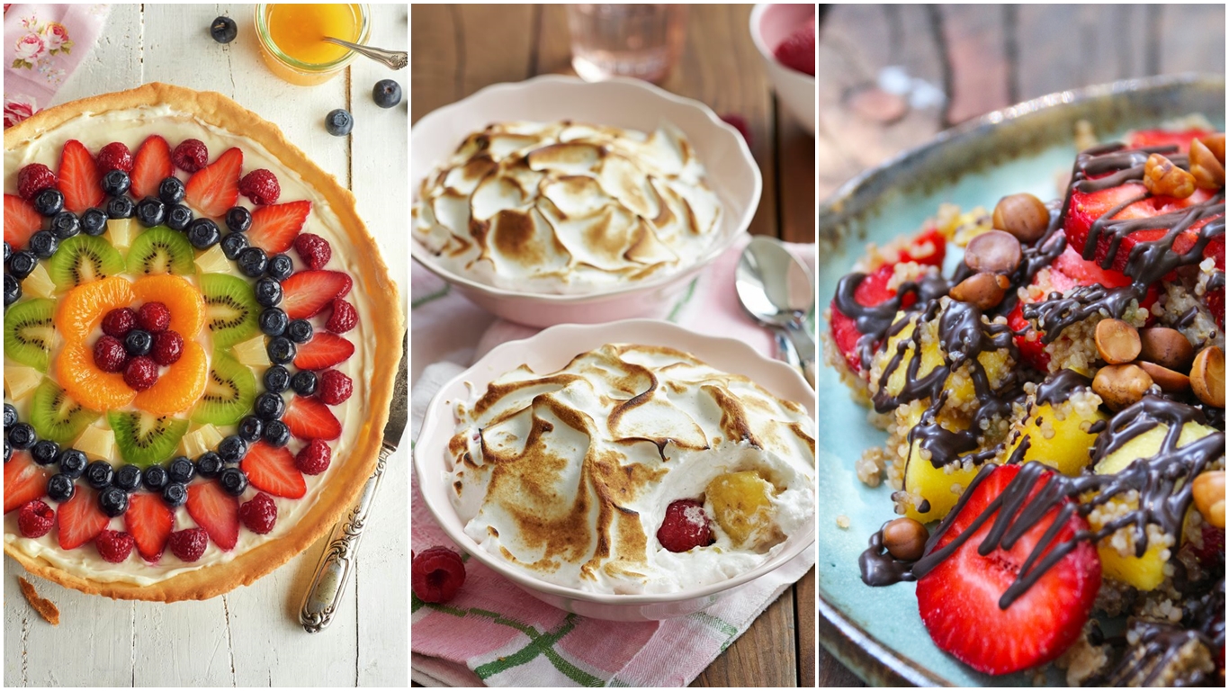 Recetas de postres con fruta