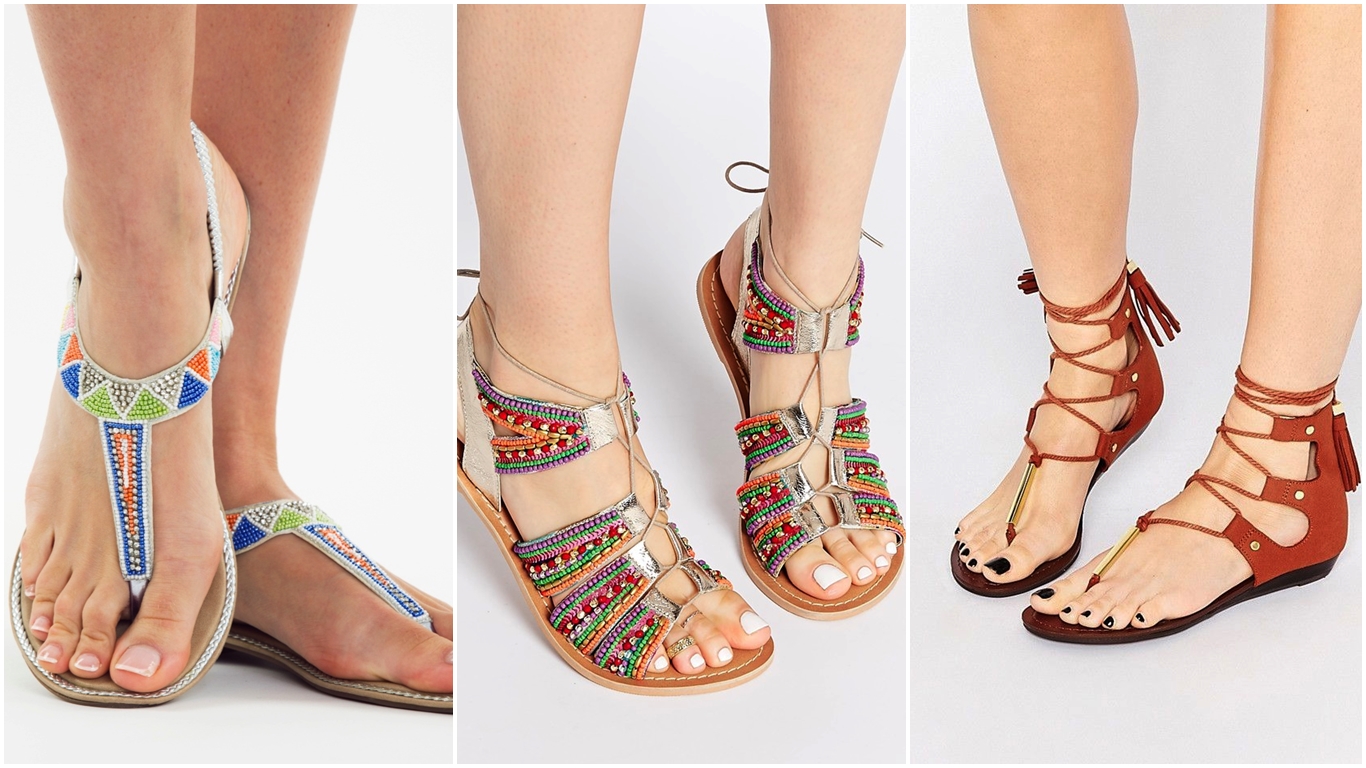 Sandalias hippies