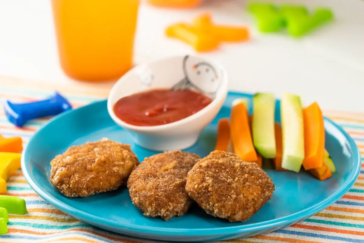 almuerzos para ninos nuggets
