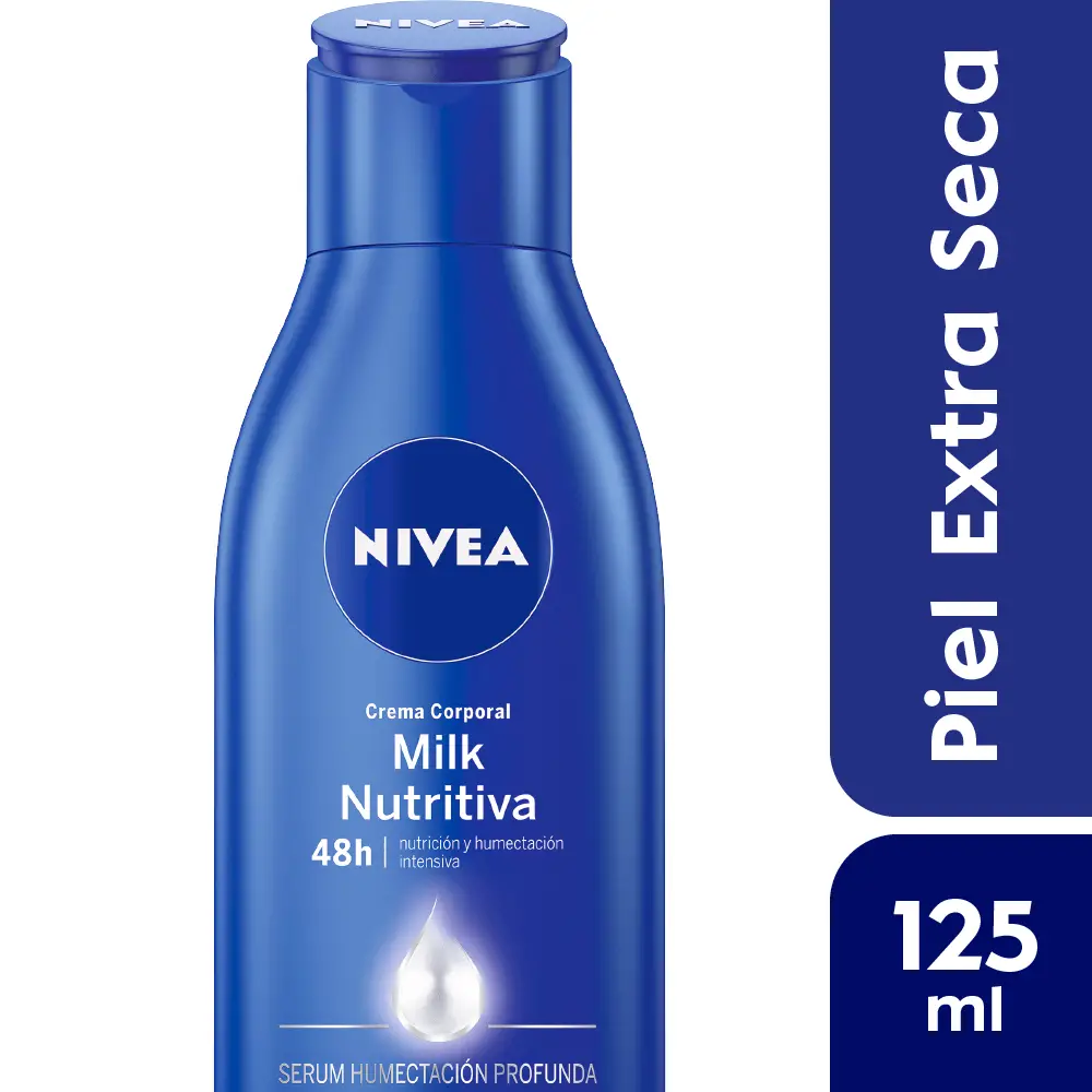 crema para piel seca Nivea Body Milk Nutritiva