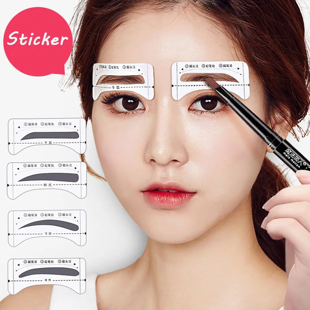 plantillas para cejas rectas