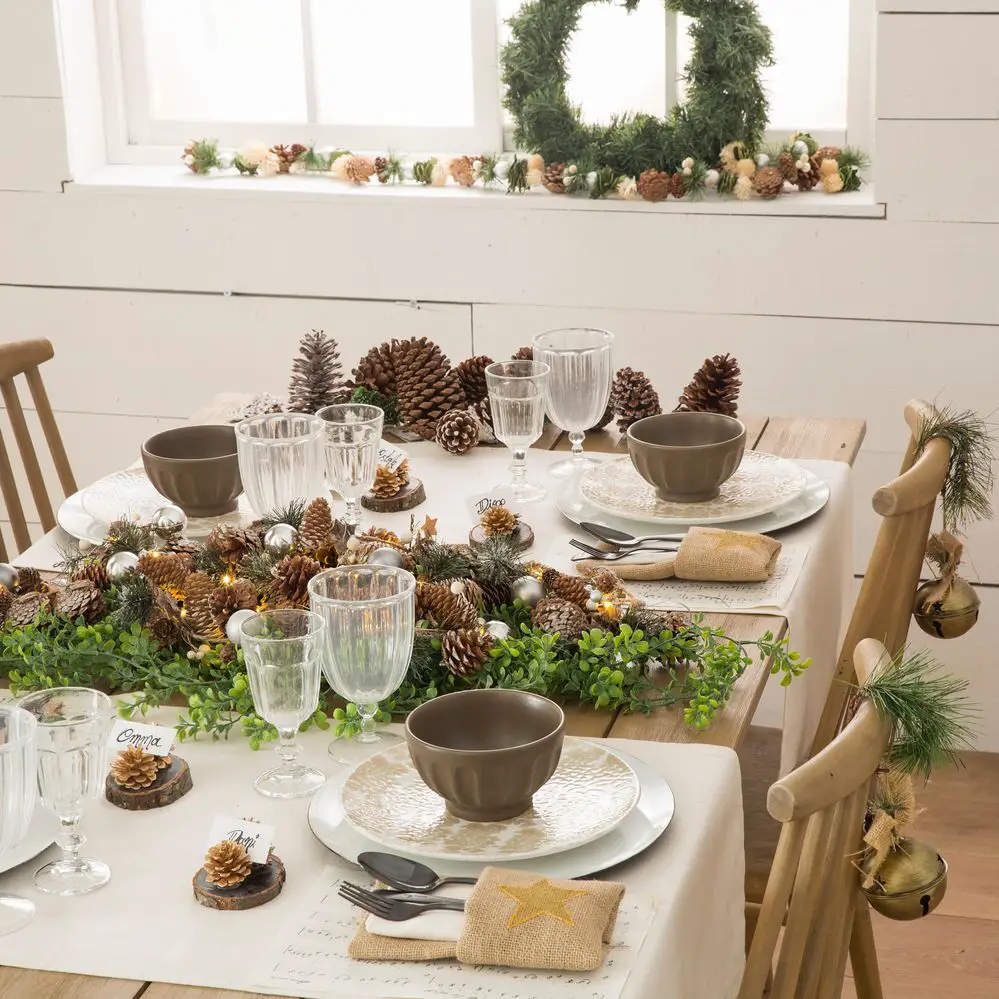 Adornos para mesa de comedor 9
