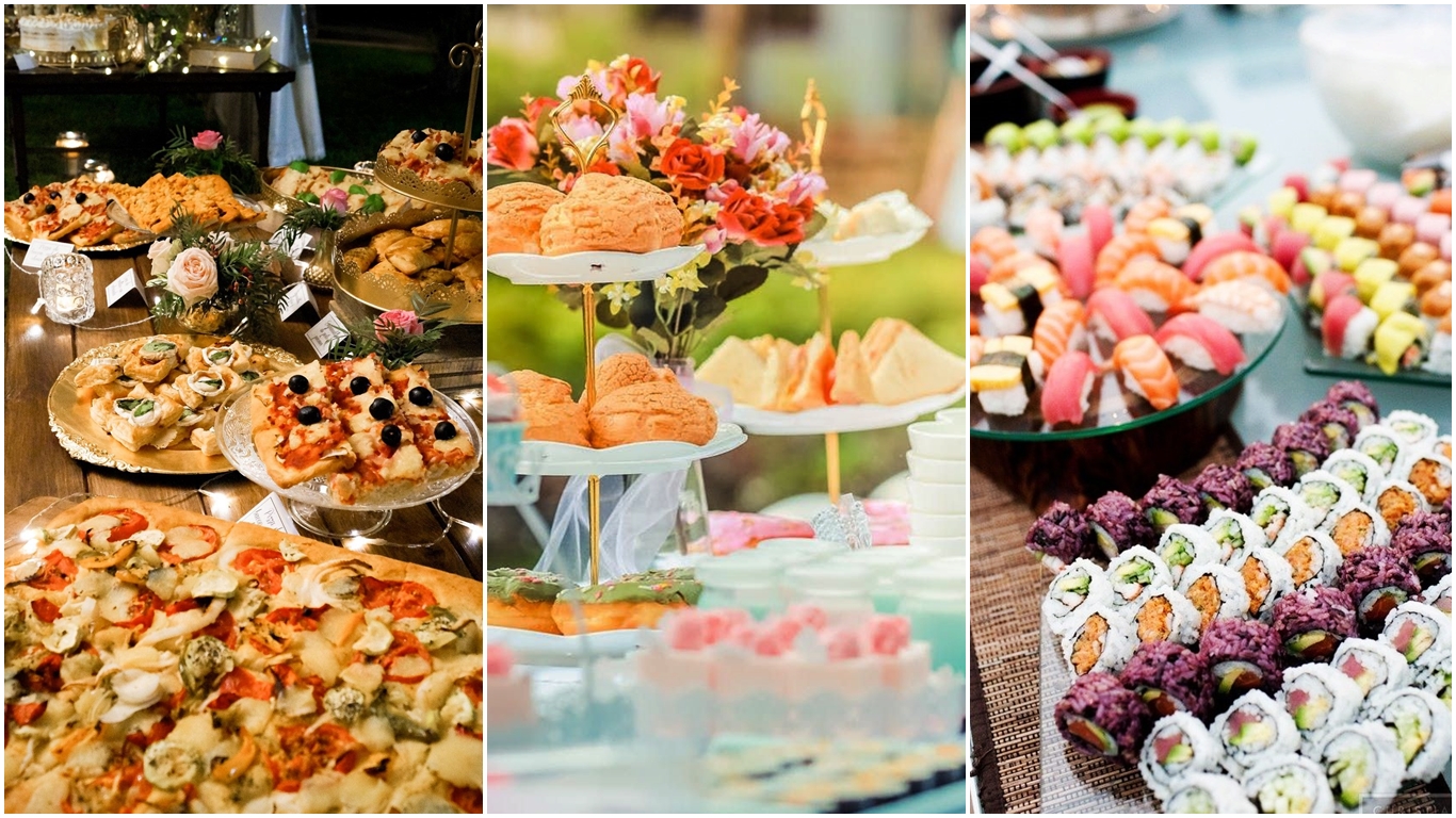 Comidas para una boda sencilla pero con un gran banquete