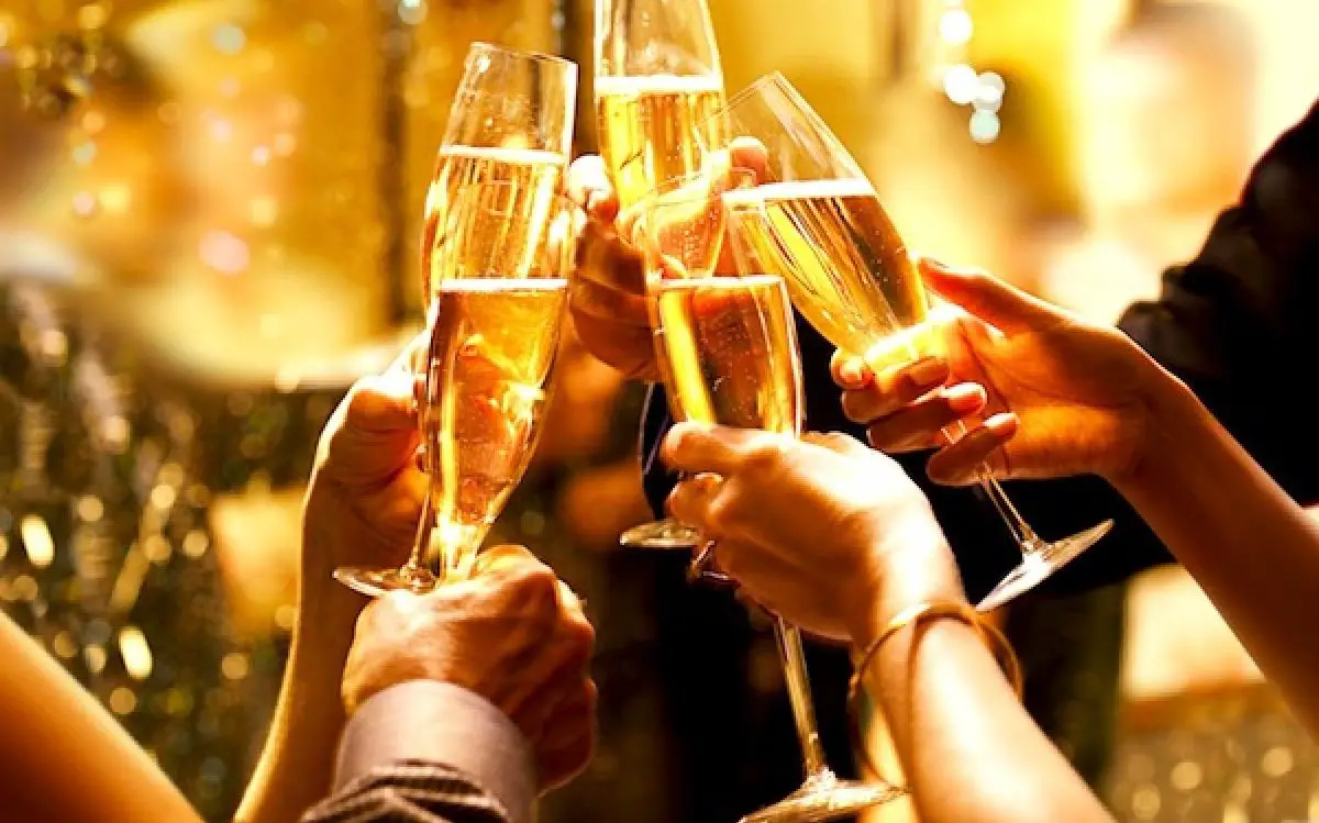 Copas para champagne general