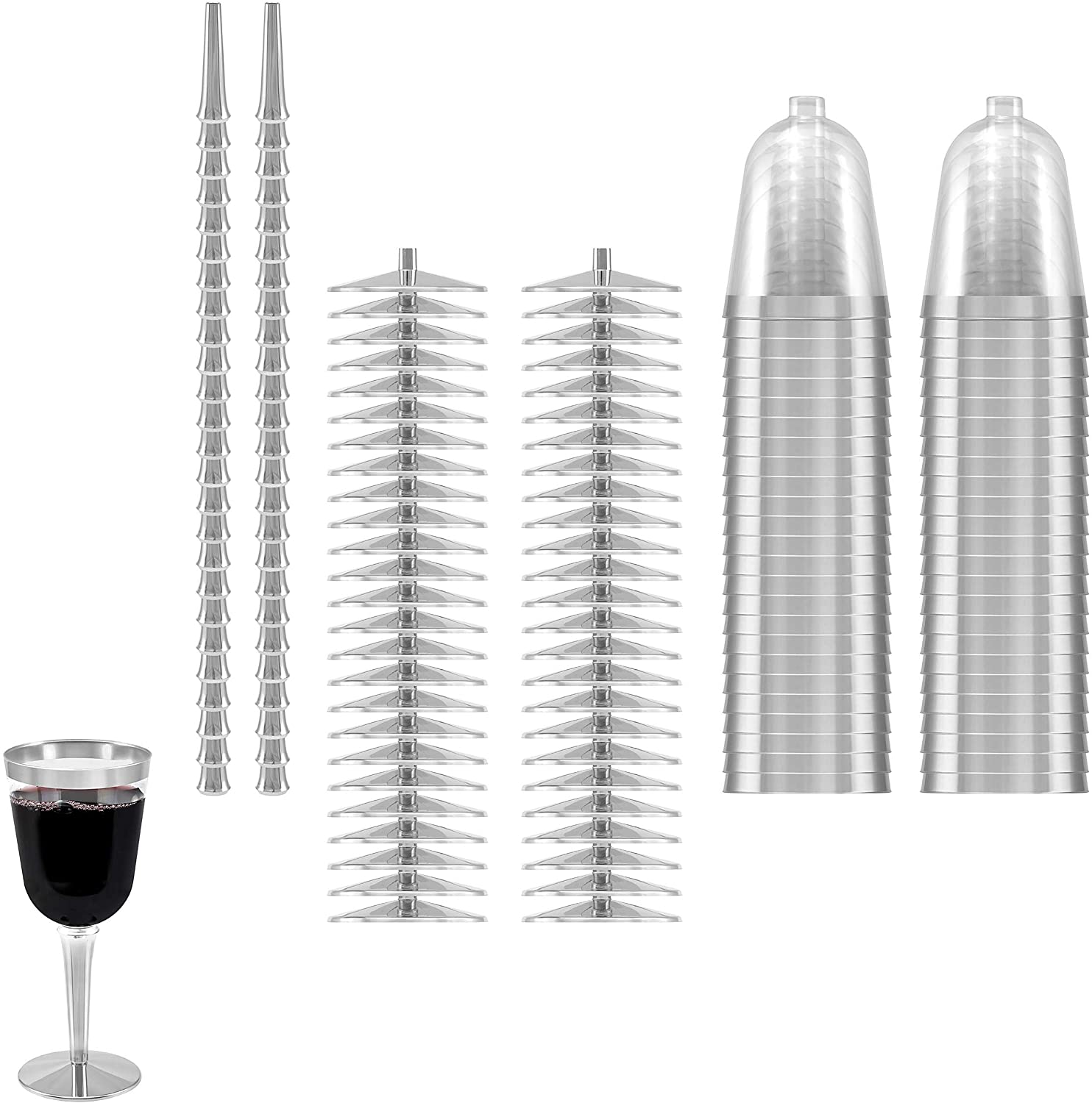 Copas para vino de plástico 2
