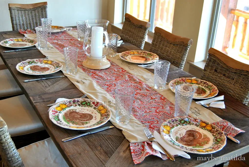 Decoración para mesas de comedor 13