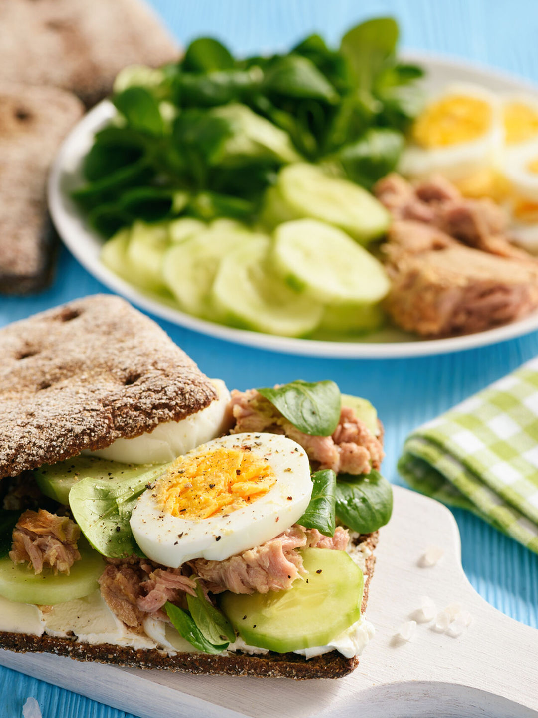comidas rápidas y fáciles sandwich de atun