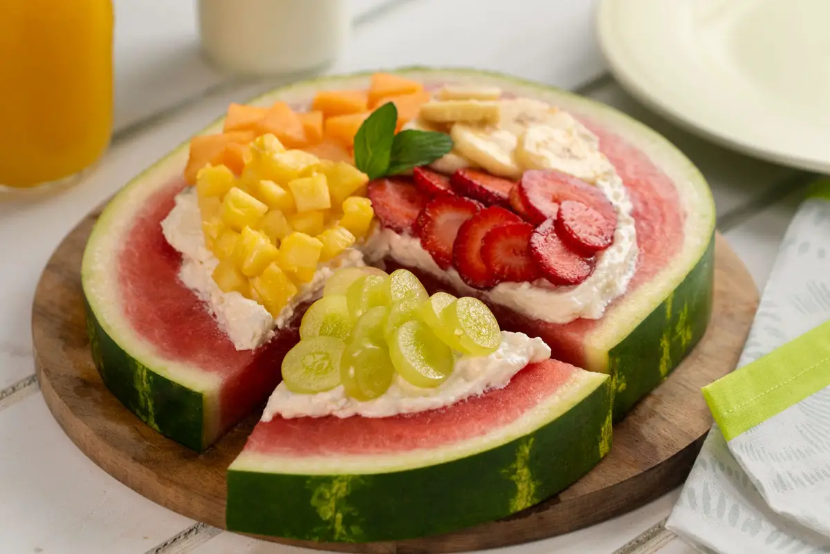 desayunos para ninos pizza de sandia desayunos para ninos pizza de sandia