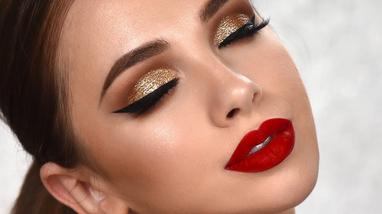 Arriba 100+ imagen maquillaje para vestido rojo piel morena 