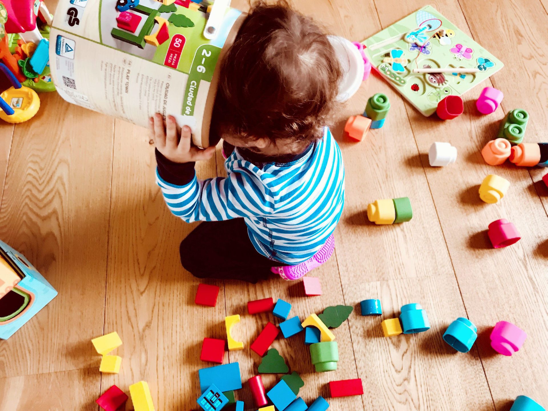 actividades para niños de 2 años la caja