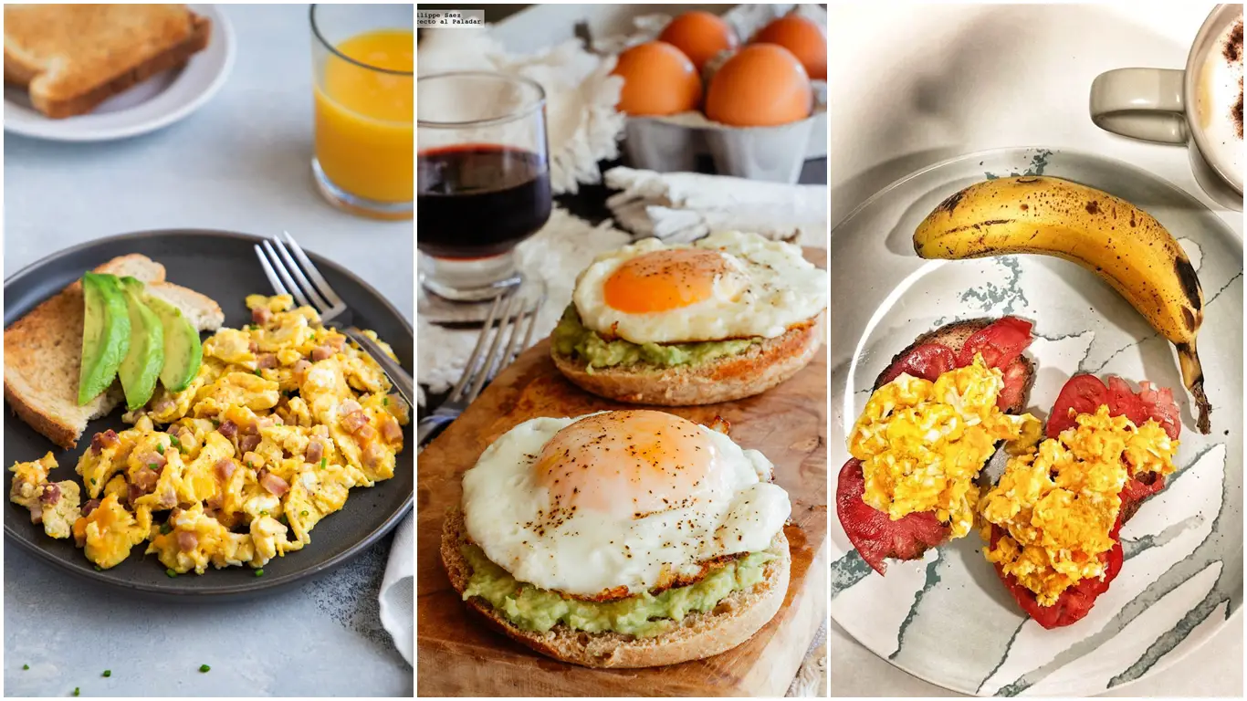 Desayunos saludables con huevo