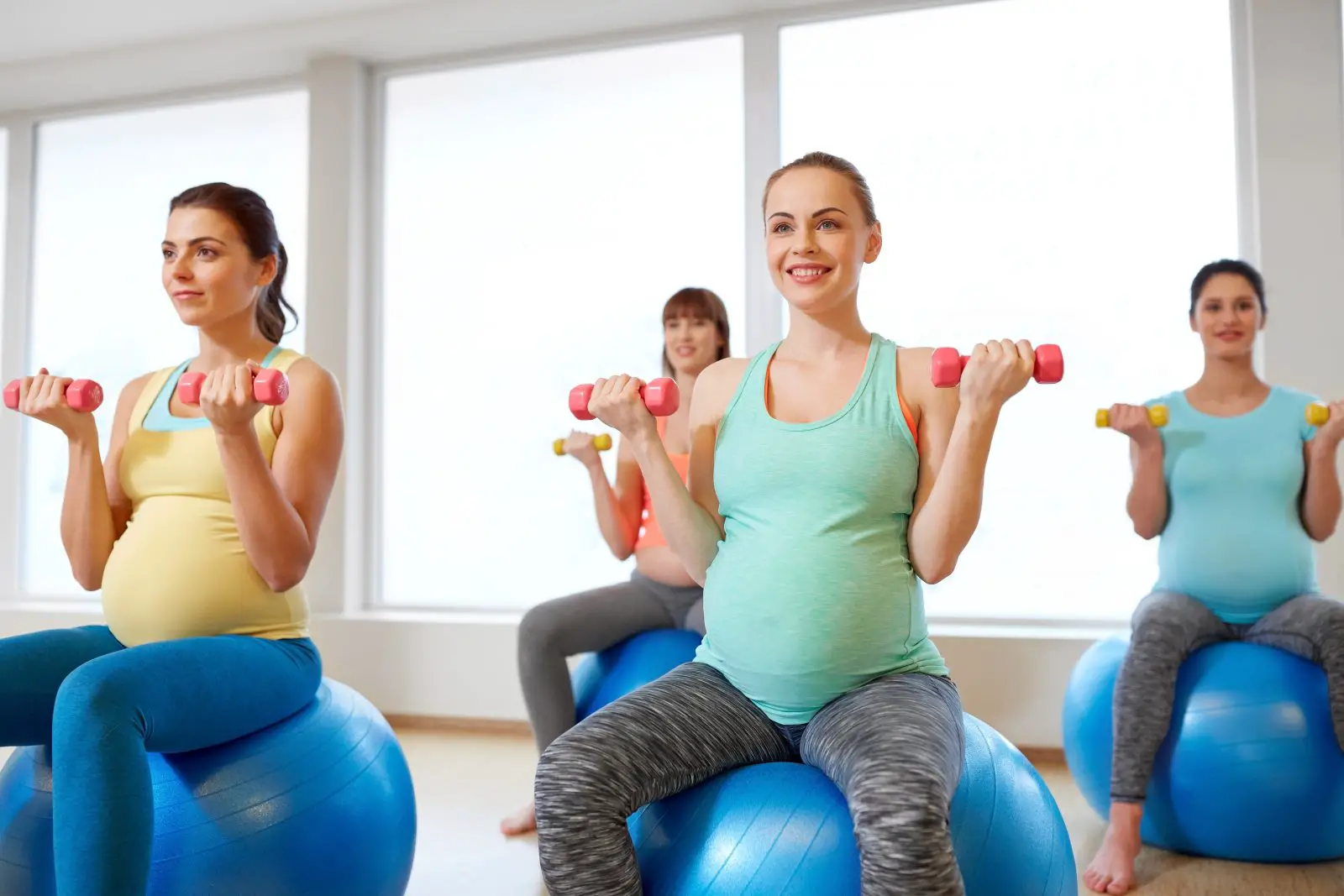 Rutina de ejercicios para embarazadas faciles