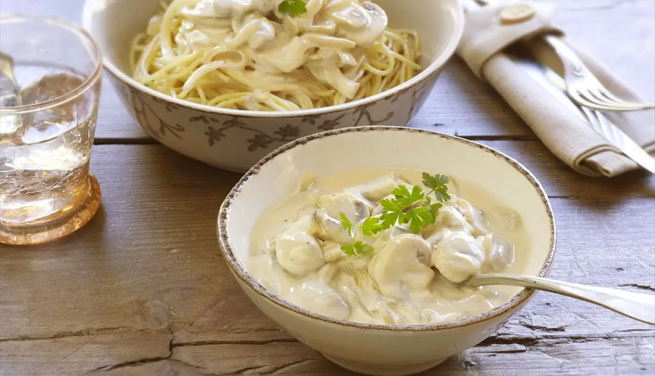 Salsas con crema de leche Salsas con crema de leche