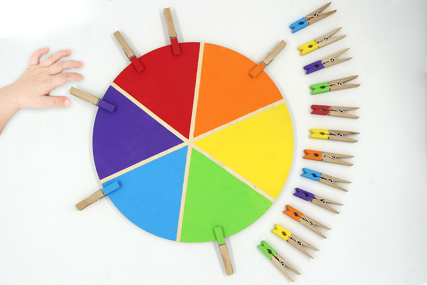 actividades para ninos pequeños rueda de colores