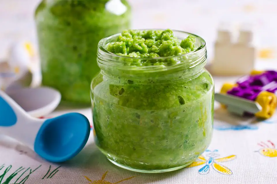 alimentos para bebes de 7 meses guisantes